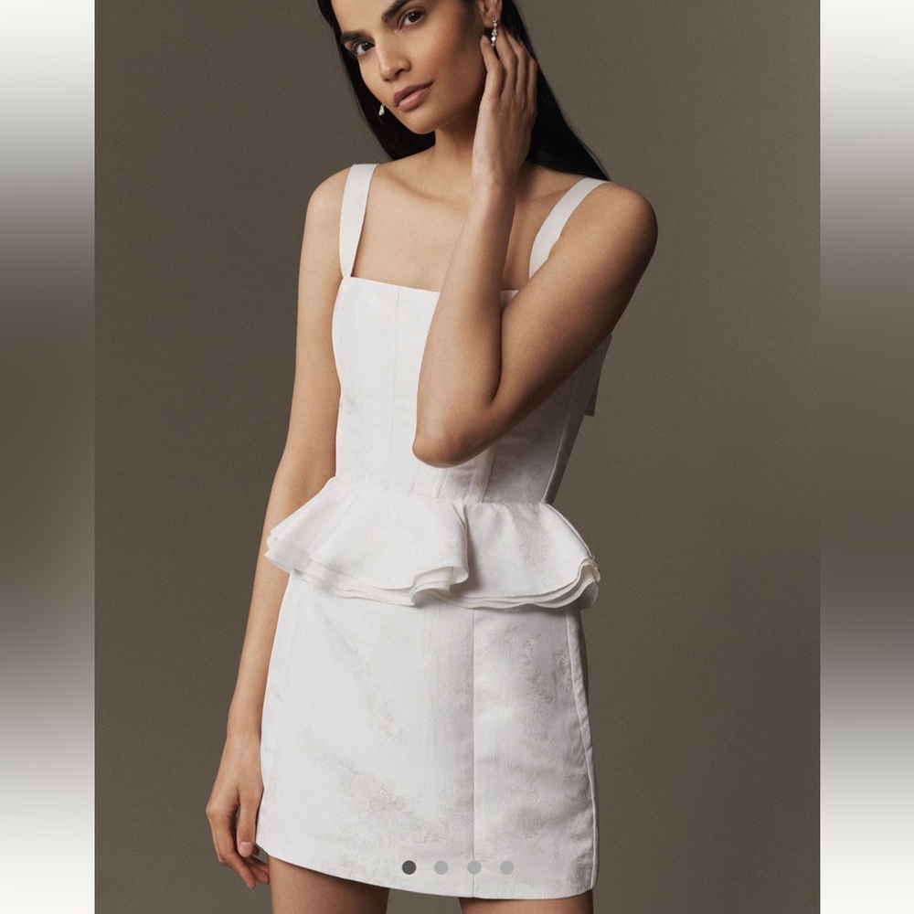 V. Chapman White Mini Dress